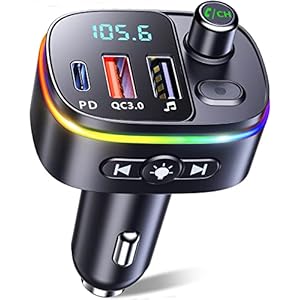 Mohard Bluetooth 5.3 Car Adapter, Q...