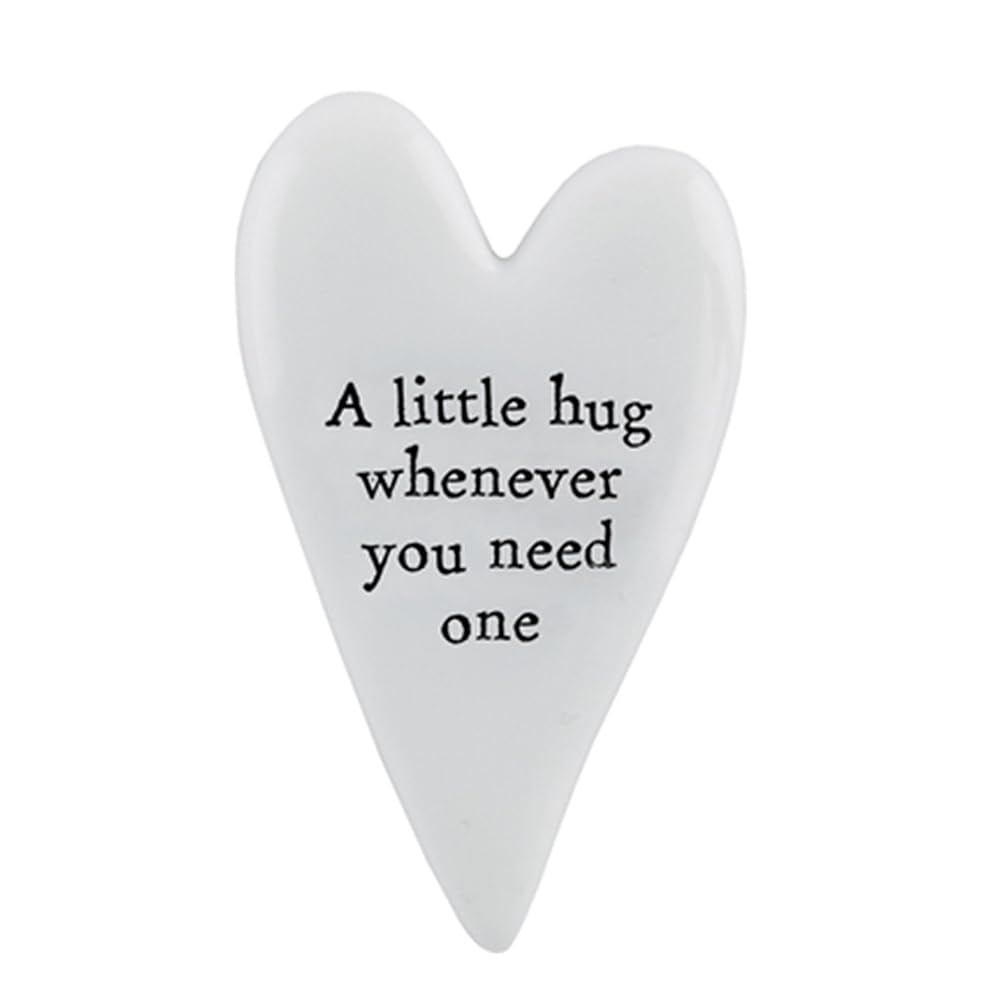 That's Crackers! A Little Hug Whenever You Need One | Little Ceramic Heart Token | Mini Gift | Cracker Filler