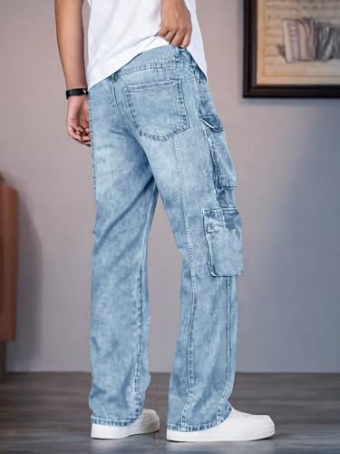 Image of Noble Monk Men's Denim Jeans | Stylish Casual Wear | Stretchable Cotton Trousers | Comfortable Everyday Pants | Travel, Outdoor & Streetwear