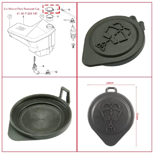 Bouchon lave glace BMW E90 2006-2013 couvercle réservoir eau voiture E91 E92
