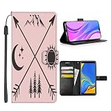 SANTUO Wallet Phone Case for Moto G8 G8 Power G8 Play G9 Plus G9 Power G72 G82 G100 with Designer Camping and Outdoors-aa23 Folio Magnetic Buckle Leather TPU
