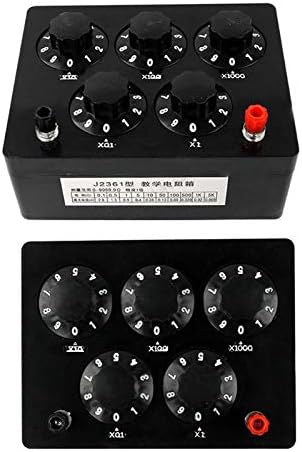 0-9999.9 Ohm Variable Resistance Box Decade Resistor Experimental Equipment For Physical School Teaching