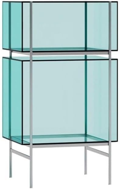 CD Storage Rack, Multi-functional Acrylic CD Record Rack with Stainless Steel Bracket Living Room Sideboard(Orange)