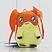 Yywl - Peluche Digimon, 5 cm, motivo: Patamon, Agumon, Palmon, Piyomon Gomamon, Gabumon, peluche, con ciondolo portachiavi (colore Patamon)
