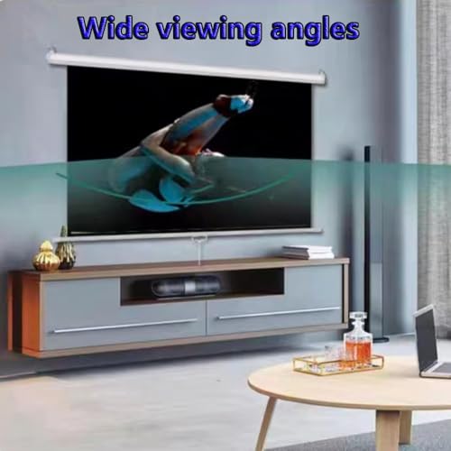 Pantalla manual retráctil 60 pulg. 16:9 para proyector miniatura 3