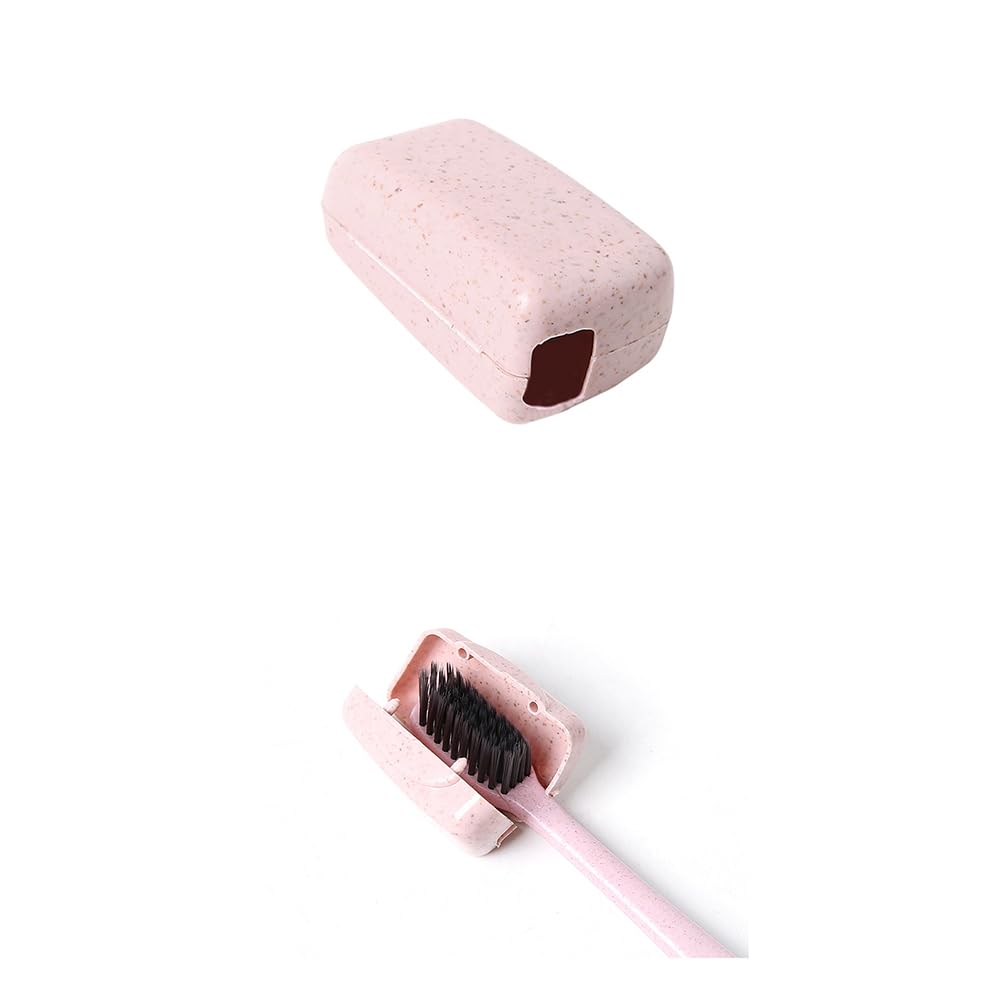 Beavorty 4Pcs Portable Toothbrush Cover Protective Caps for Hygiene for Travel Camping and Outdoor Activities - Image 3