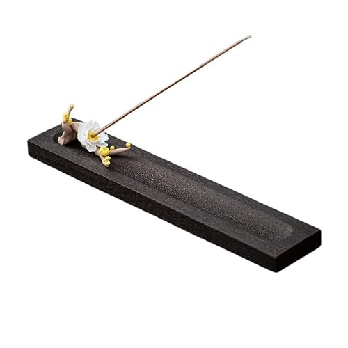Incense Holder Base Ceramic Lotus Incense Holder Indoor Simple Lying Burner Seat Tea Table Zen Decoration Ornaments
