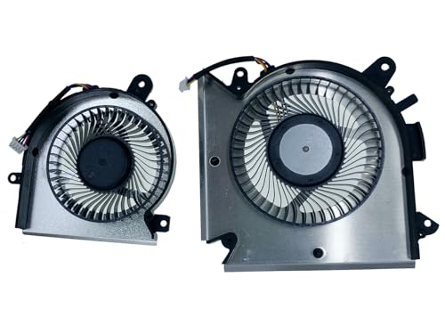 Sicastar CPU Cooling Fan for MSI GF63 Thin GF63 9RCX-818 9SC-066 8SC-030, GF65 Thin 9SD 9SE 9SX 9SEXR 10SX 10SDR 10SER DC5V Series Fan (CPU +GPU Fans)