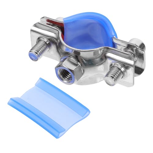 TOPBATHY Kit Protector para Silla de Oficina de Inoxidable con Abrazaderas y Almohadillas Plásticas Soporte Antideslizante para Sillas Herramienta Práctica para Reparación y Estabilización