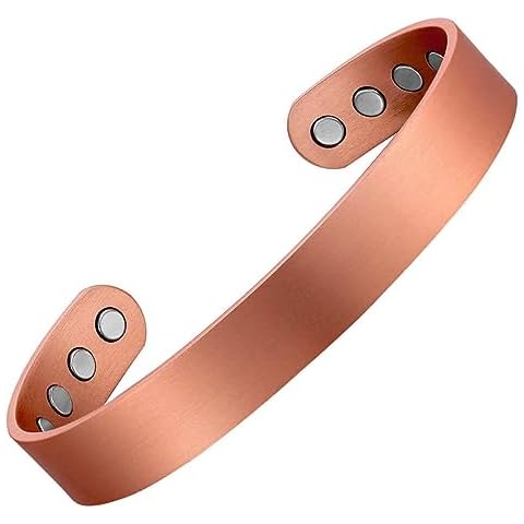 Earth Therapy - Pure Copper Ultra Strength Magnetic GOLF Bracelet Bangle Cuff - Sport - Adjustable Sizing - for Men & Women Cover