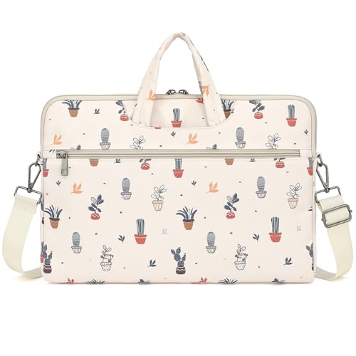 DACHEE Laptop Shoulder Bag for 15 Inch/15.6 Inch Macbook Pro (Potted plant(07), 15 inch/15.6 inch) - Thumbnail 4