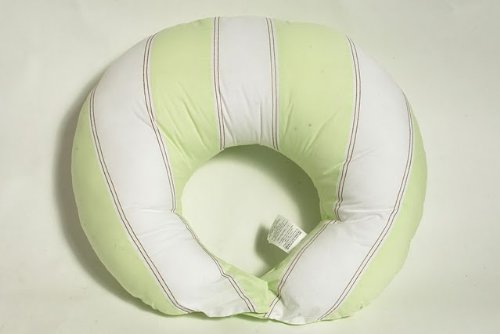 Bacati - Metro Lime/white/chocolate Nursing Pillow Cover Only