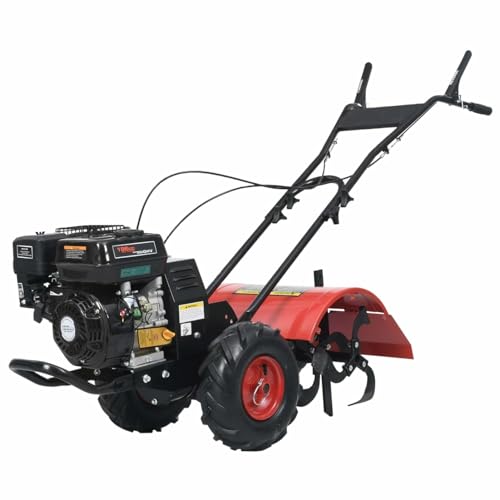 Rantry Motozappa a Benzina 6,5 HP 196 CC, Decorazione da