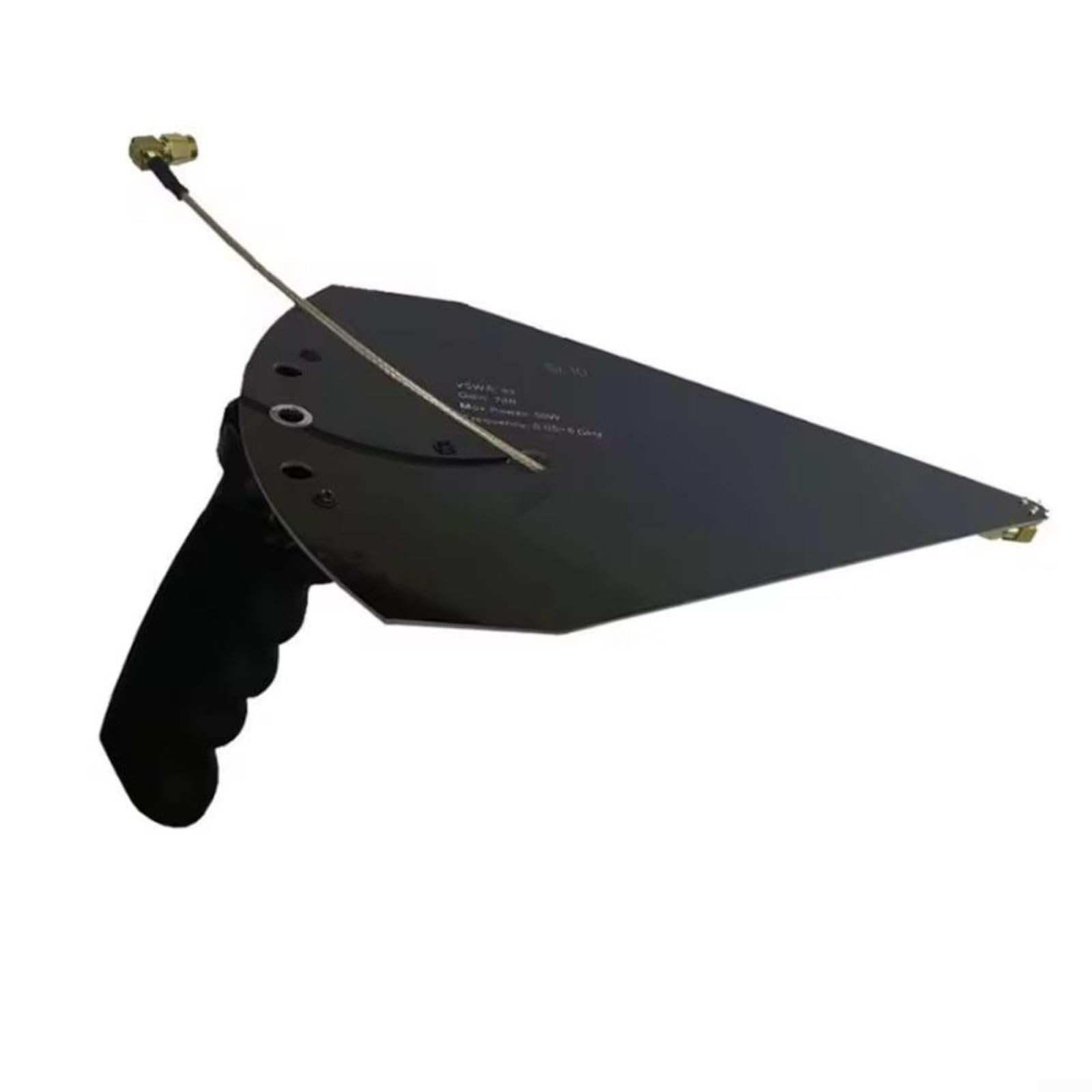 SL10 - Antenna logaritmica periodica ad alto guadagno, 50 MHz-6 GHz, 7dBi, VSWR ≤2, 50 W, struttura robusta, include cavo SMA da 30 cm (manico dell'antenna)