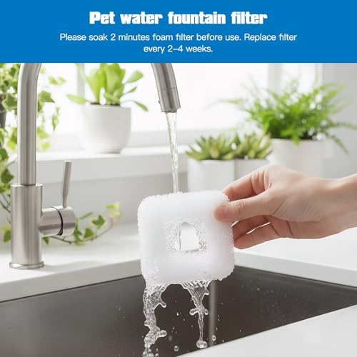 Filtro Previo Universal de Espuma para Fuentes de Mascotas 12 Unidades miniatura 6