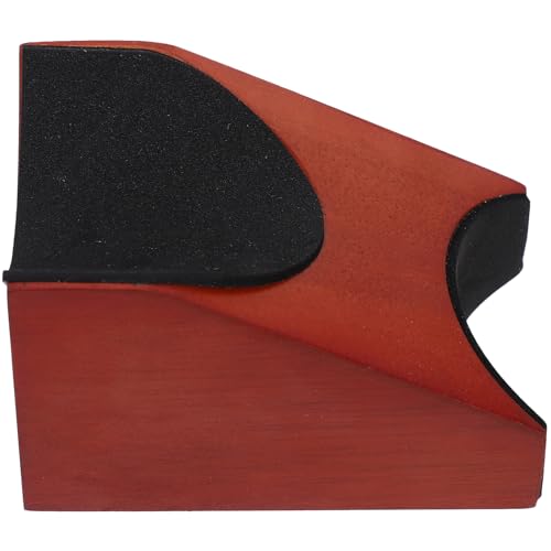 Rangement étui à guitare avec support repose-manche en bois marron léger
