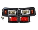 Club Car DS Golf Cart LED Headlight & LED Tail Light Kit - 1993 & Up