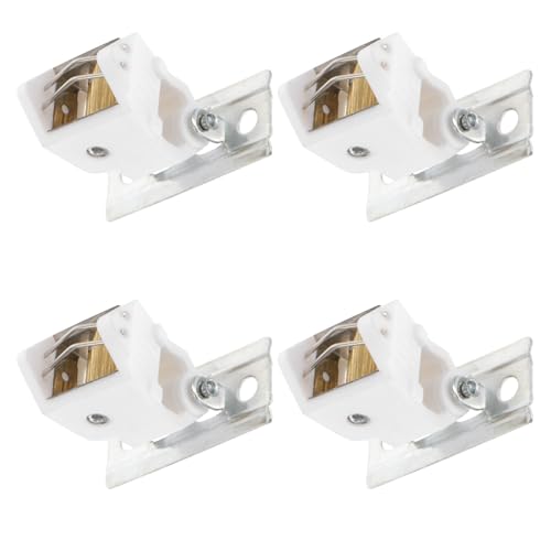 BESPORTBLE 4piezas Bloqueo de Cordón para Persianas Romanas Accesorios Reemplazables de Polea con Freno Compacto y Ligero para Cortinas de Bambú y Estores Enrollables