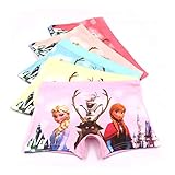2-8 Years Old Girls Cotton Princess Character Boyshorts Safety Panties 5 Pack