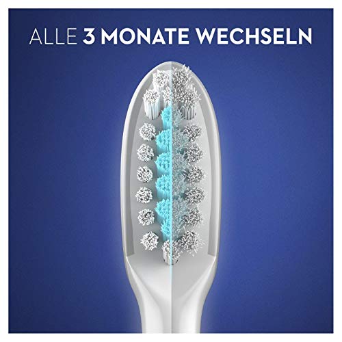Oral-B Pulsonic Sensitive – ORIGINAL Aufsteckbürsten für Schallzahnbürsten – Bürstenköpfe, Zahnbürstenaufsatz und Ersatzbürsten für Oral-B Schallzahnbürste – Weiß, 4 Stück