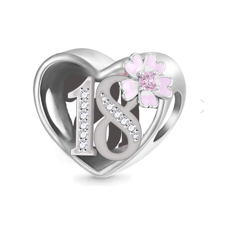 Colgante de camelia de plata de ley 925 fina para pulseras Moments