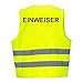 Produktbild Warnweste GELB Sicherheitsweste Weste Einweiser (Einweiser 5er Paket)