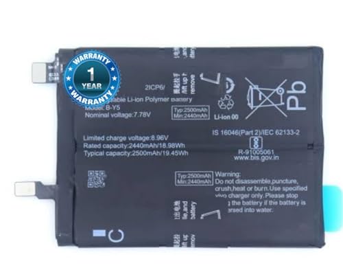 Image of B-Y5 Battery for Vivo iQOO Neo 7 Pro 5G (I2217) 5000mAh Battery with 1 Year Warranty ** (ZZ135)