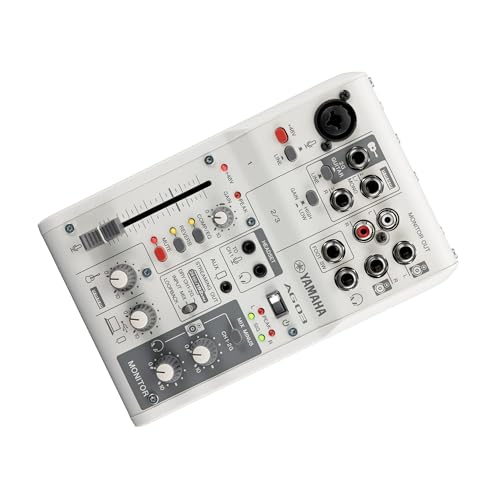 Image of Yamaha AG03MK2 White 6-Channel Live Streaming Loopback Mixer /USB Interface with Steinberg Software Suite | Steinberg Software Suite