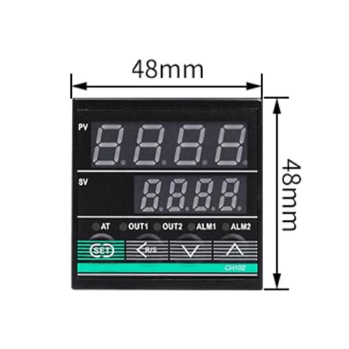 Régulateur de température CH102 compact 48x48 sortie RS485 entrée TC RTD - 3