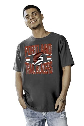 Blue 84 Standard NBA Officially Licensed T-Shirt Ringspun Bold Black