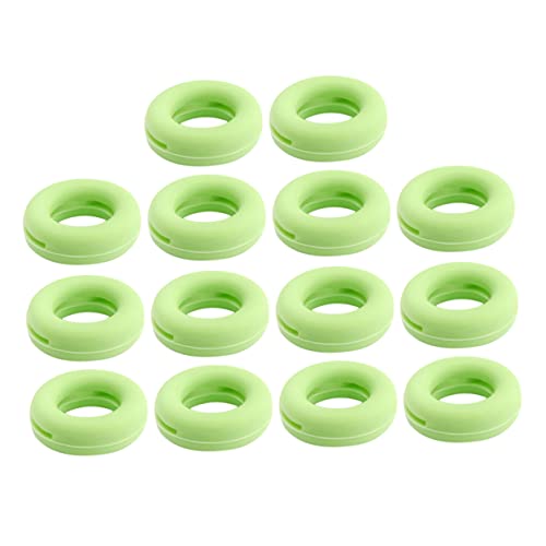 FOMIYES Eyeglass Earmuff Leg Covers 7 Pair Silicone Fixed Covers Anti-Slip Round Retainers for Sports and Outdoor Activities
