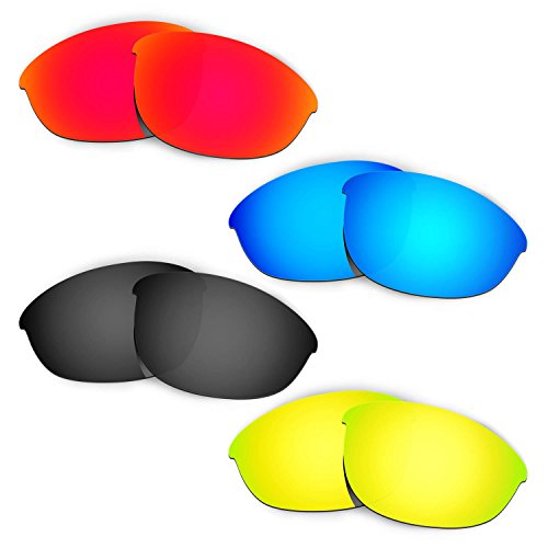 Lentes polarizadas para Half Jacket de hombre en tonos rojo azul y negro