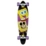 Kryptonics 36' Complete Longboard Skateboard – Colorful Design for Kids, Great for Cruising & Tricks