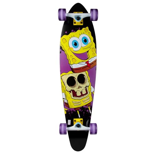 Kryptonics 36' Complete Longboard Skateboard – Colorful Design for Kids, Great for Cruising &...