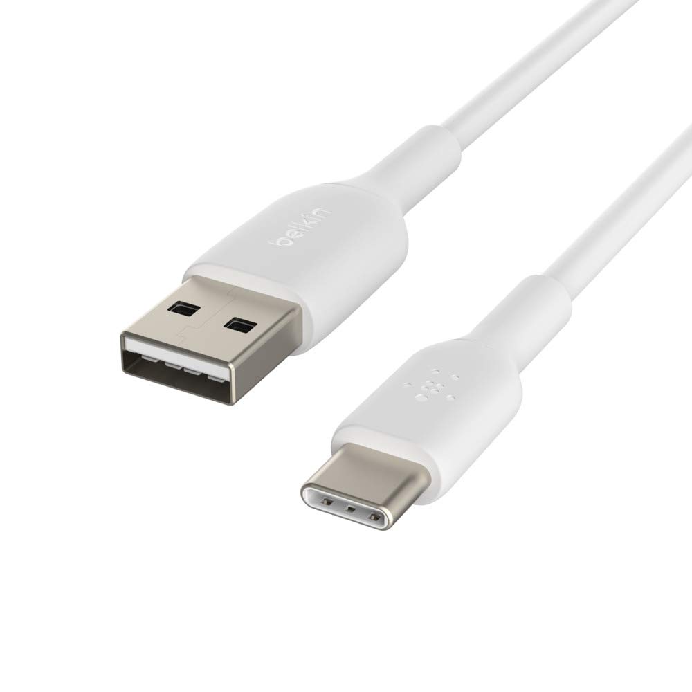 Belkin Boost Charge USB-C Cable, USB Type-C Cable, USB Type-C Cable for Pixel, iPad Pro, Nintendo Switch and Other Samsung Devices, 15 cm, White