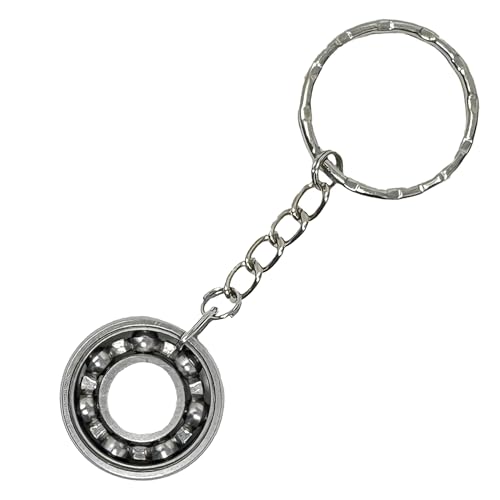 Derby Girl Designs – Handmade Stainless Steel Roller Skate Bearing Keychain