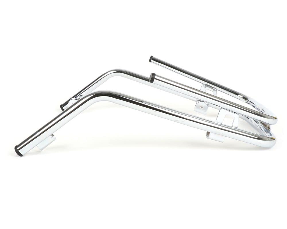 MOTO NOSTRA Pare-chocs avant double tube chromé compatible pour Vespa PX80-200, LML Star, Stella