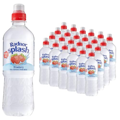 Radnor Splash Flavoured Water Sugar Free 500ml - Pack of 24 (Strawberry)