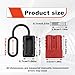 2Pcs Anderson Connector, 50A Red Battery Quick Connect/Disconnect Plug Kit, 12-36v Wire Harness Plug Kit Compatible with Car Bike ATV Forklift Traction System Motors More