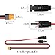 RIIEYOCA 12AWG Solar Stecker auf XT60i Adapter Verlängerungskabel, Ladekabel für Generator Portable Power Station 1.5M