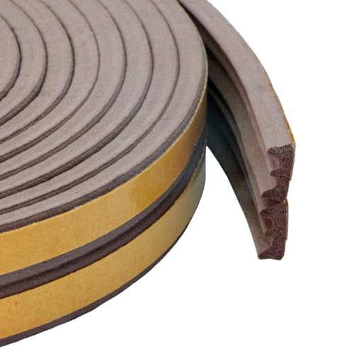 PRIOstah Fensterdichtung Selbstklebend 6m E-Profil Braun Dichtband Türdichtung Gummidichtung Wetterdichtung Kälteschutz Energiesparend Dichtungsband PRIOstah Fensterdichtung Selbstklebend 6m E-Profil Braun Dichtband Türdichtung Gummidichtung Wetterdichtung Kälteschutz Energiesparend Dichtungsband