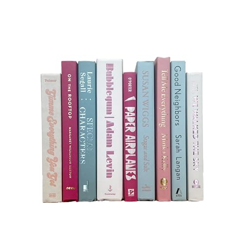 Covogoods Decorative Accent for Home Decor – Real Books by