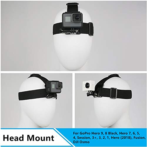 Dream Bull Chest Mount Harness Chesty Vest Head Mount Strap For Action Camera Compatible With Gopro Hero 11,10,9,8,Max,Go Pro Hero 7,6, 5,4, Session,3+,3,Hero (2018),Fusion,Dji Osmo,Akaso #TOP4
