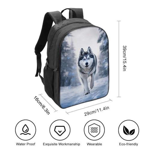 Mochila Husky infantil escolar para evitar libros mojados con correas cómodas 2