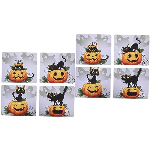 Tapis de Halloween antidérapant lot de 8 pièces au design adorable