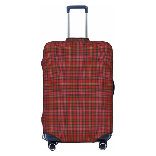 Clan Macalister Tartan Luggage Cover, Protective Washable Suitcase Cover - Travel Fashion Elastic Suitcase Protector X-Large