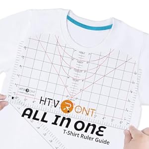 HTVRONT Tshirt Ruler Guide for Viny...