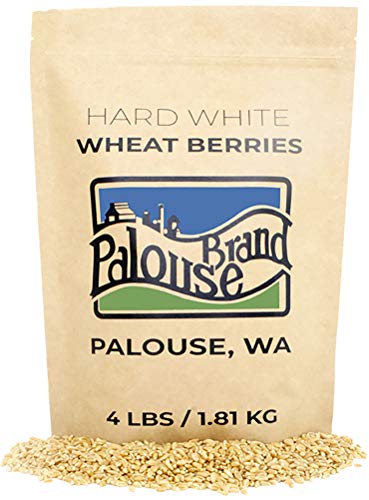Non-GMO Project Verified Hard White Wheat Berries | 4 LBS | 100% Non-Irradiated