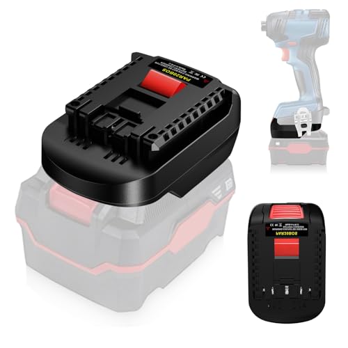 PAR20BOS Adapter für Parkside auf Bosch GBA, Adapter-Konverter für Parkside 20V XTeam Akku auf für Bosch Professional 18V System Akku Elektrowerkzeuge(nur Adapter)