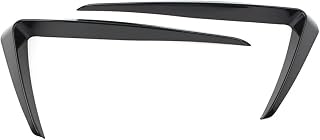 HATHWAY Fit for VW Golf 7 GTI 2013-2016,Car Fog Light Cover Trim,1Pair Gloss Black ABS Car Front Bumper Fog Light Lamp Cover Decoration